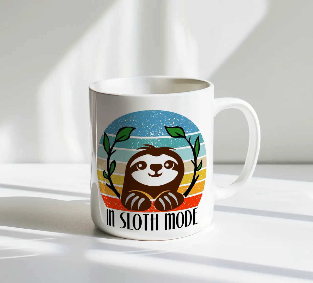 In modalità bradipo Design iconico tazza in ceramica da vickeyroads