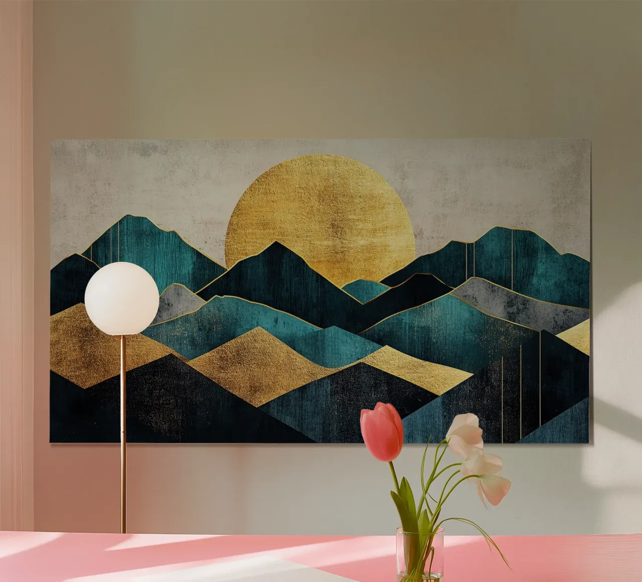 The Sun’s Tender Horizon poster with plastic frame by Niklas