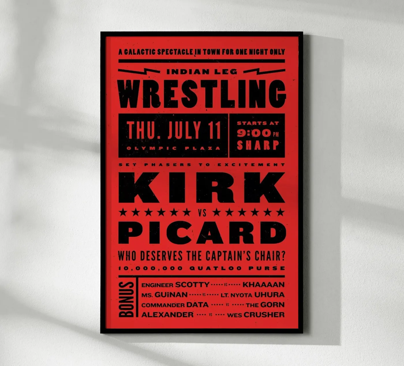 Wrestling poster da Komboh