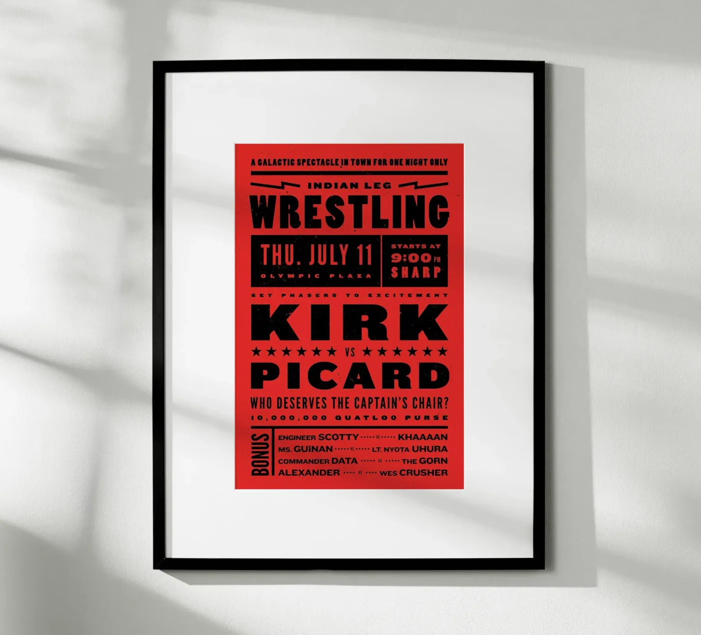Wrestling poster da Komboh