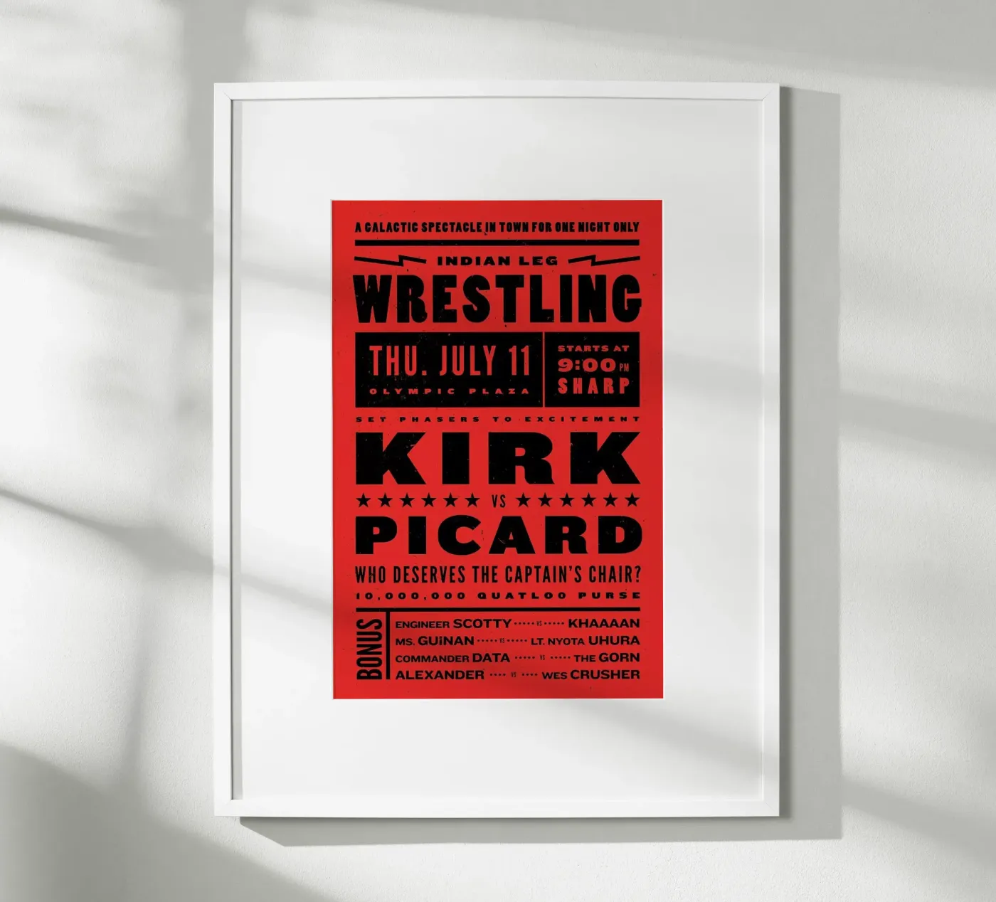 Wrestling poster da Komboh