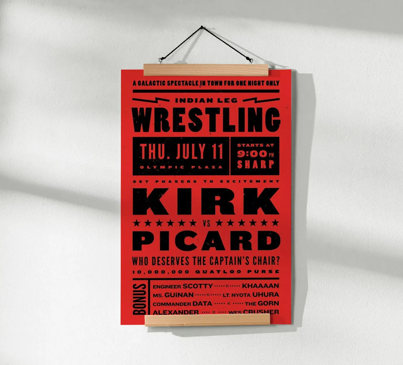 Wrestling poster da Komboh