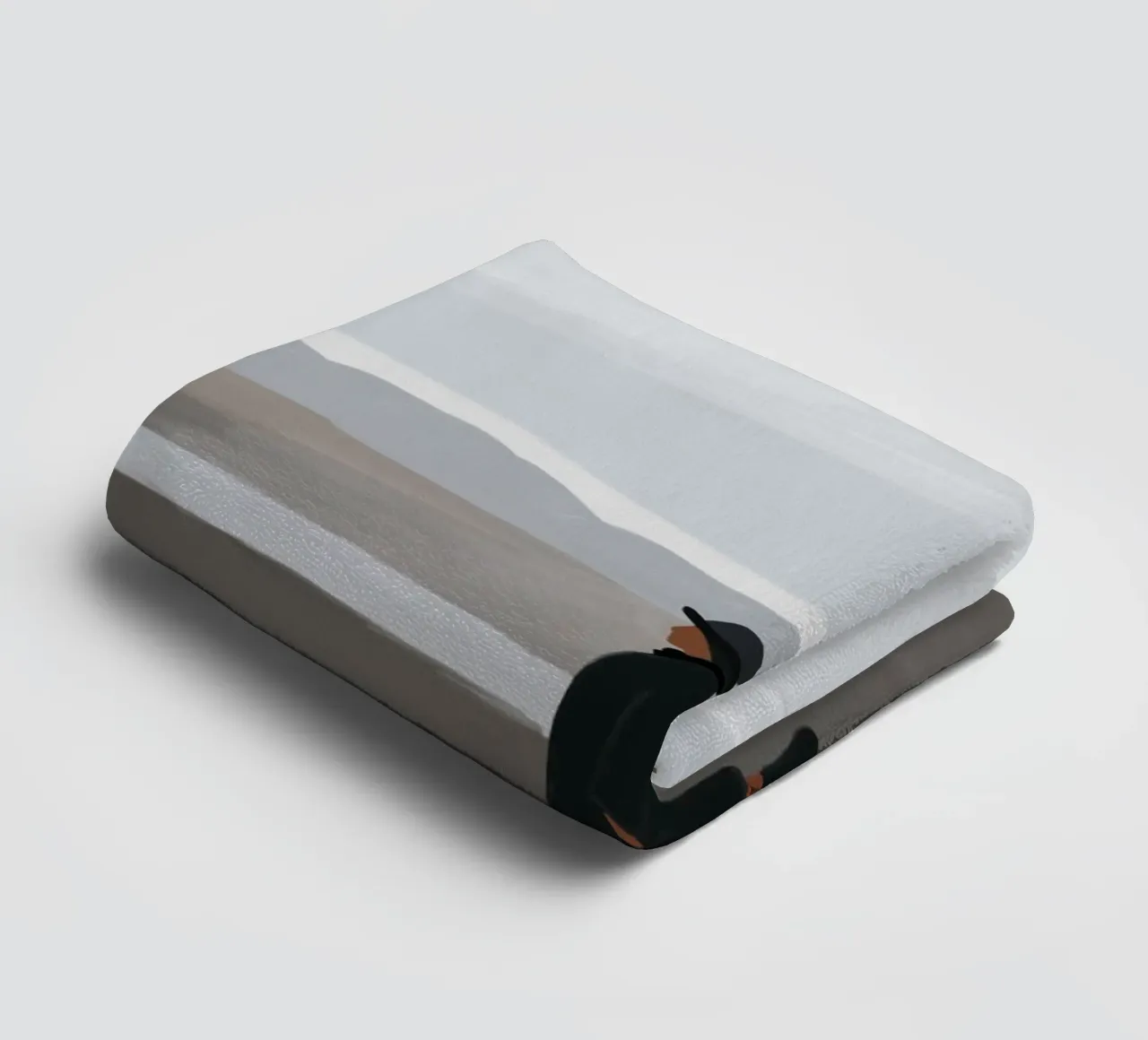 Ebony Flow asciugamano da bagno da Mathudace Créas
