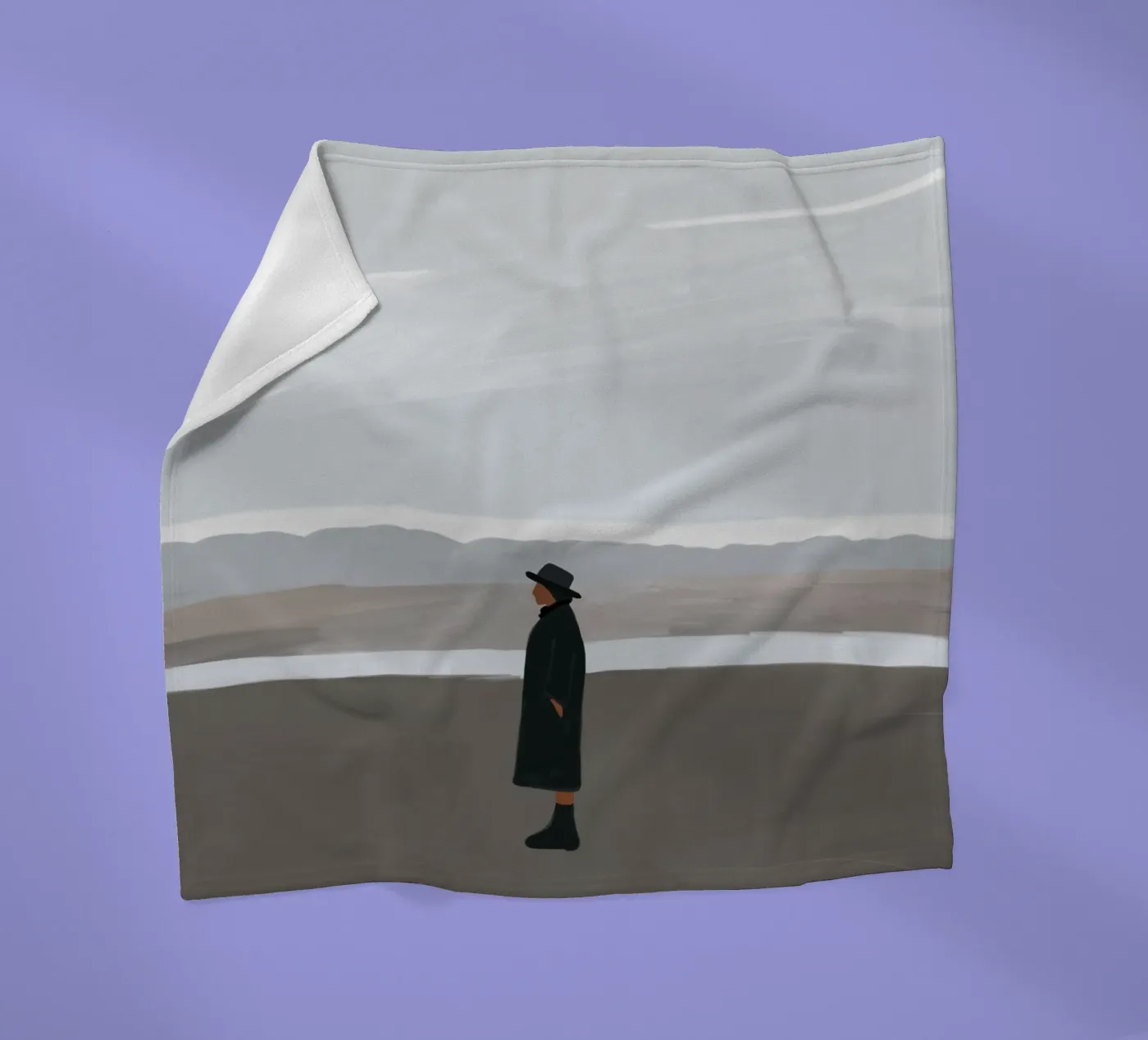 Ebony Flow coperta in pile da Mathudace Créas