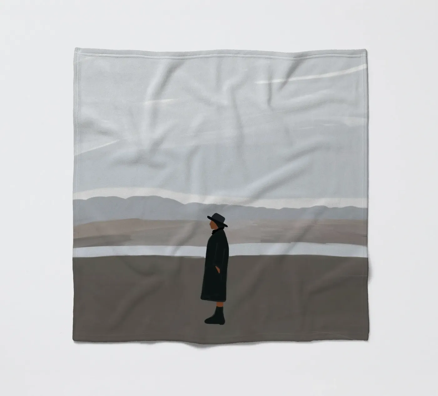 Ebony Flow coperta in pile da Mathudace Créas