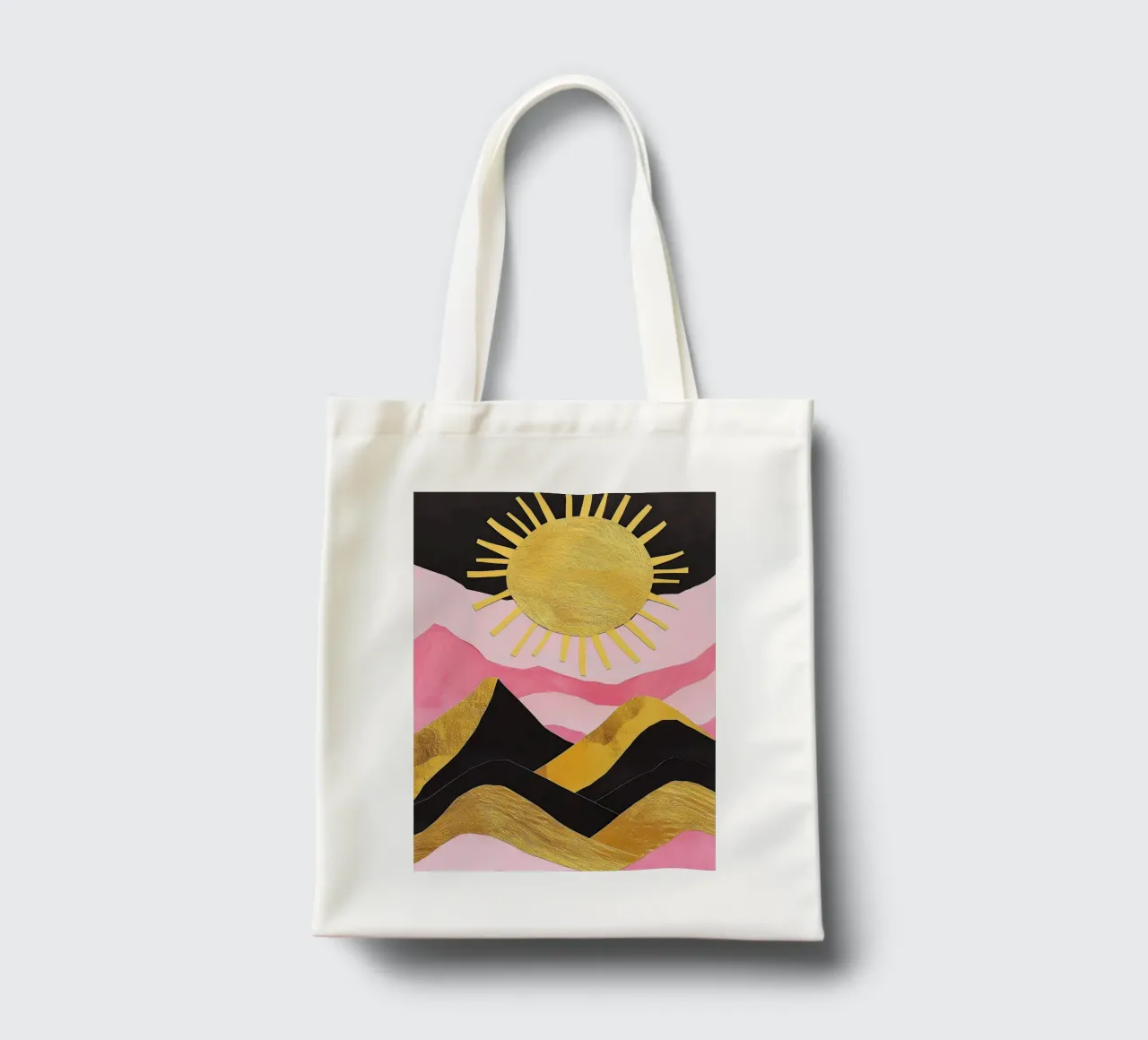 Mountain Majesty in Gold borsa in juta da Niklas