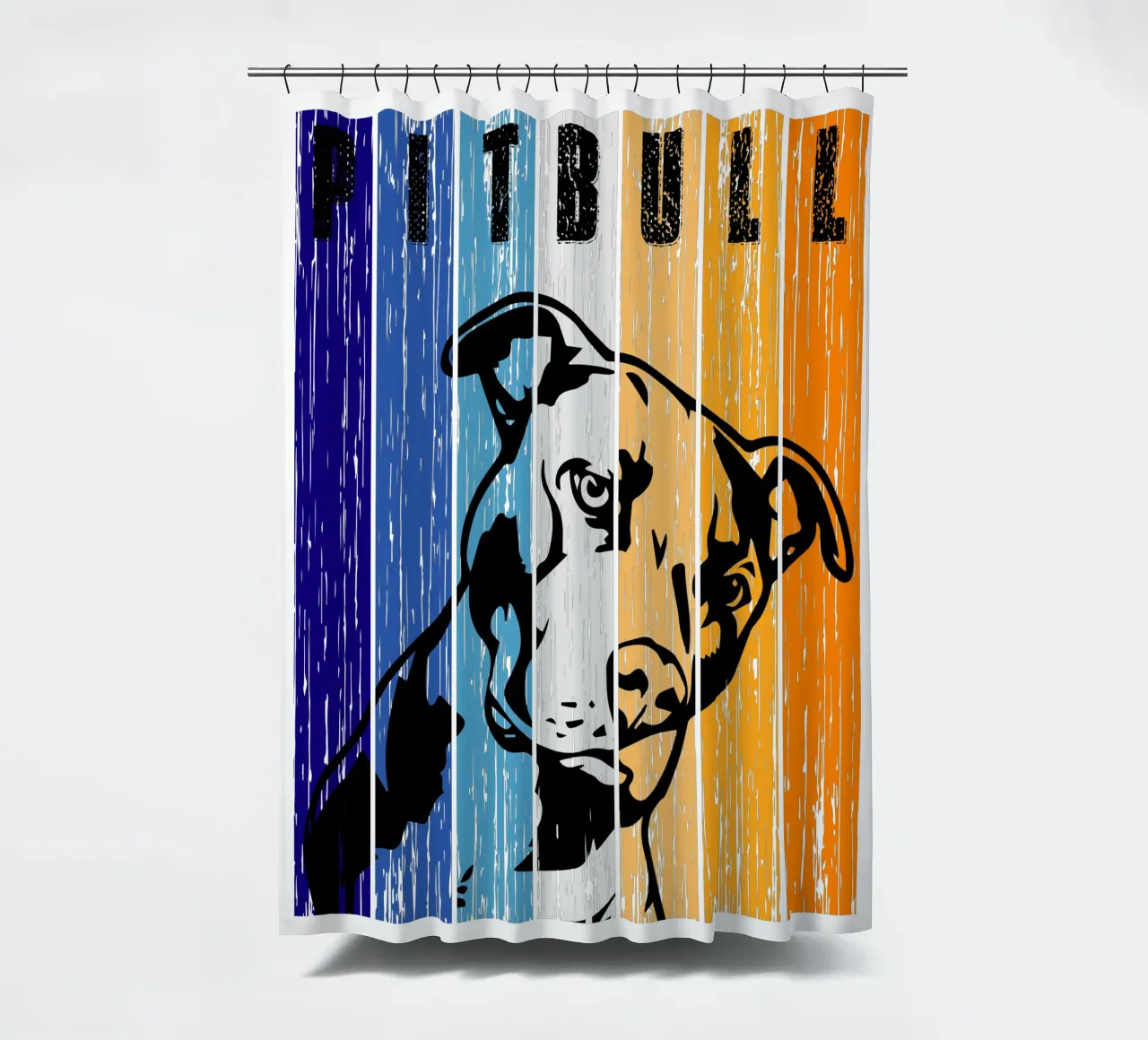 Pitbull Retro Design tenda da doccia da vickeyroads