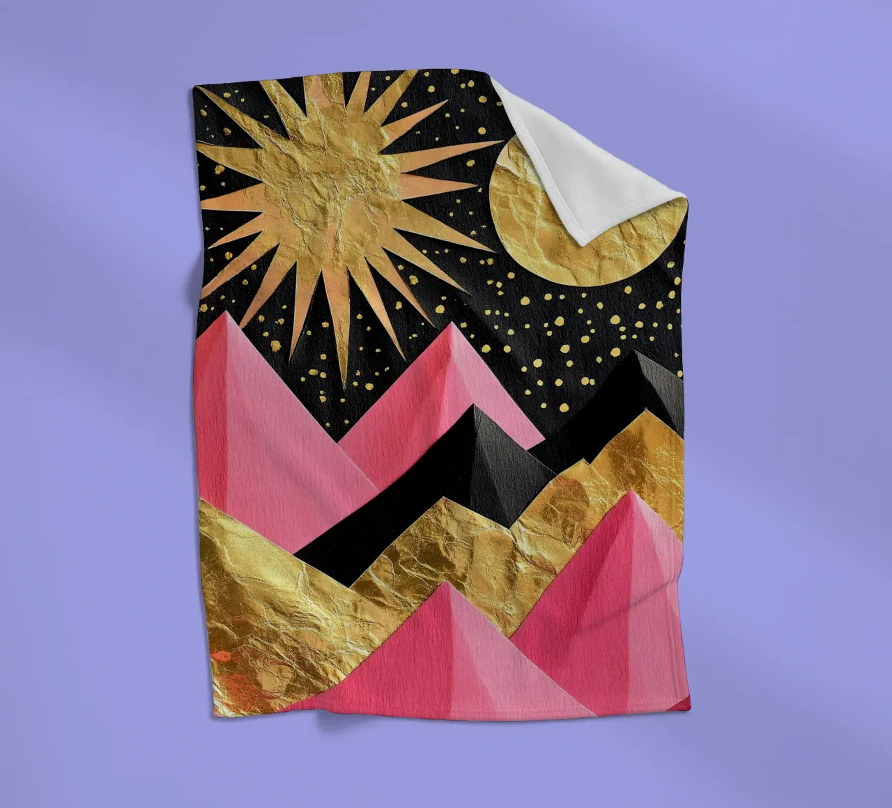 Golden Embrace of the Mountains coperta in pile da Niklas