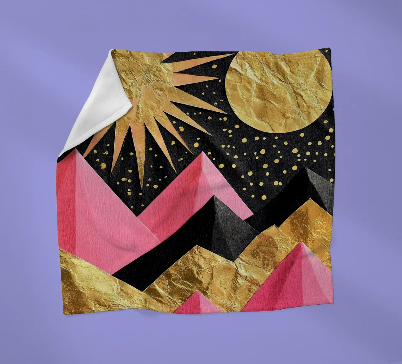 Golden Embrace of the Mountains coperta in pile da Niklas