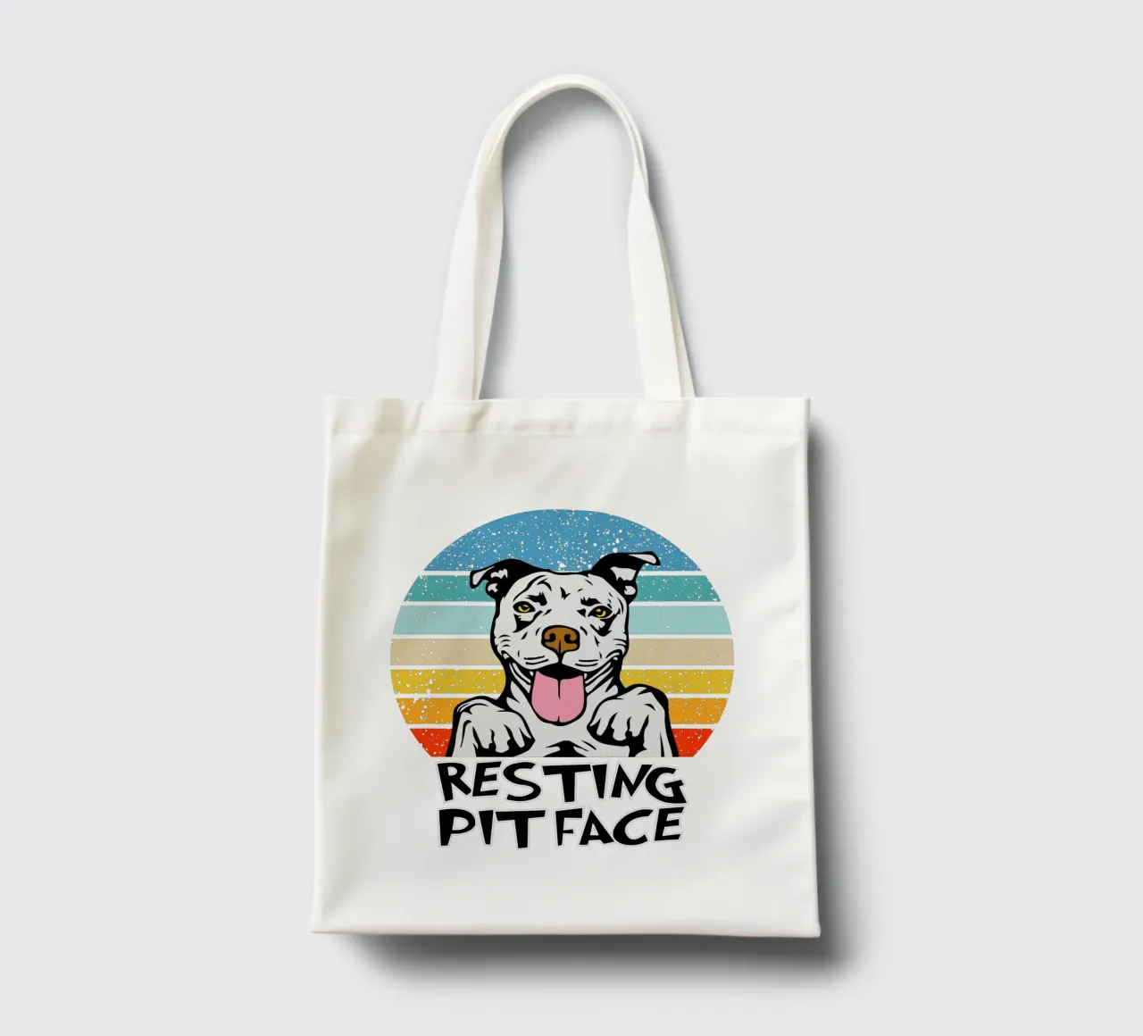 Design iconico del volto del pozzo a riposo borsa in juta da vickeyroads