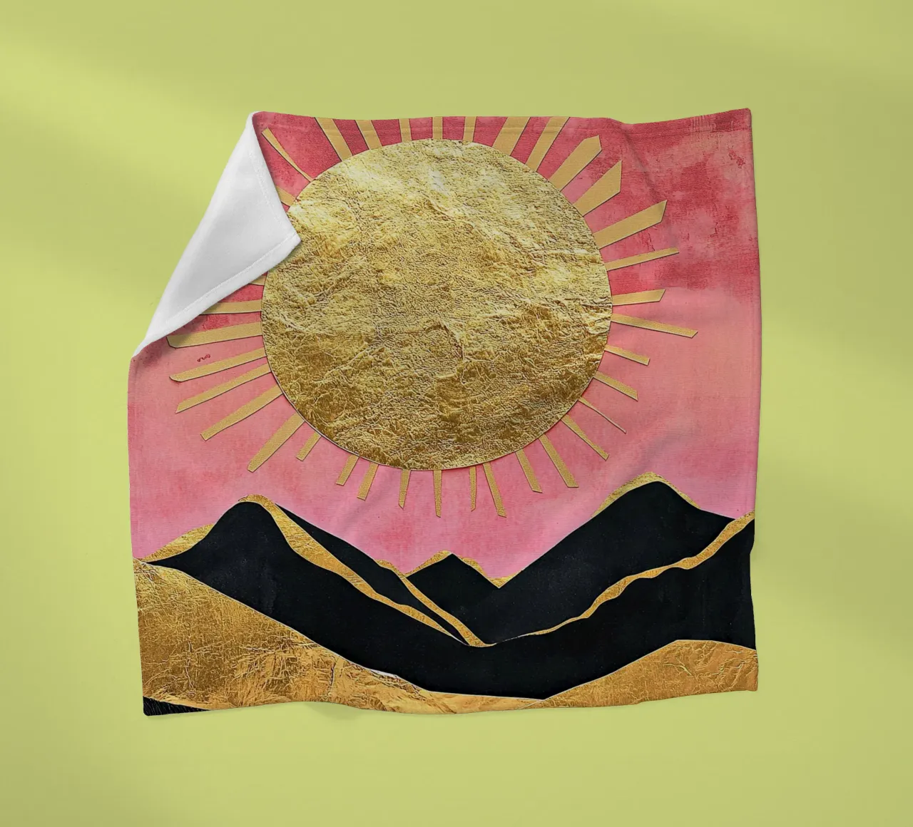 Summit Dreams in Warm Glow coperta in pile da Niklas