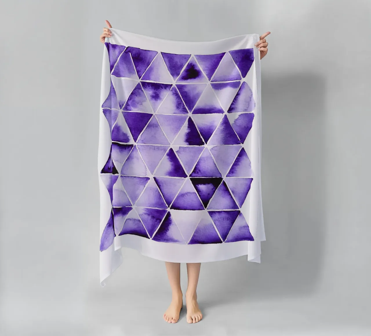 Alina Buffiere - Violette Dreiecke telo mare da The Artcircle
