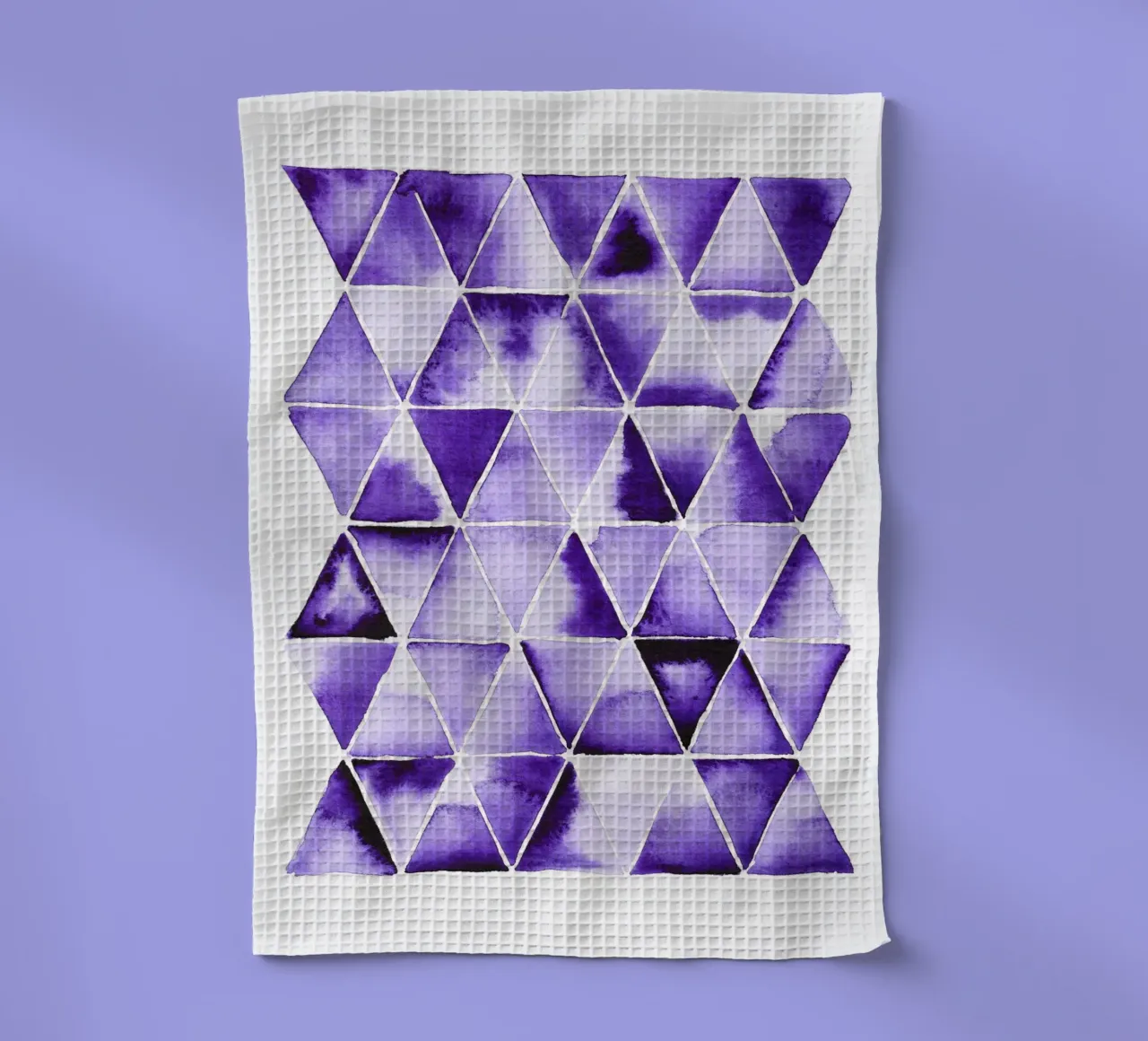 Alina Buffiere - Violette Dreiecke canovaccio da cucina da The Artcircle