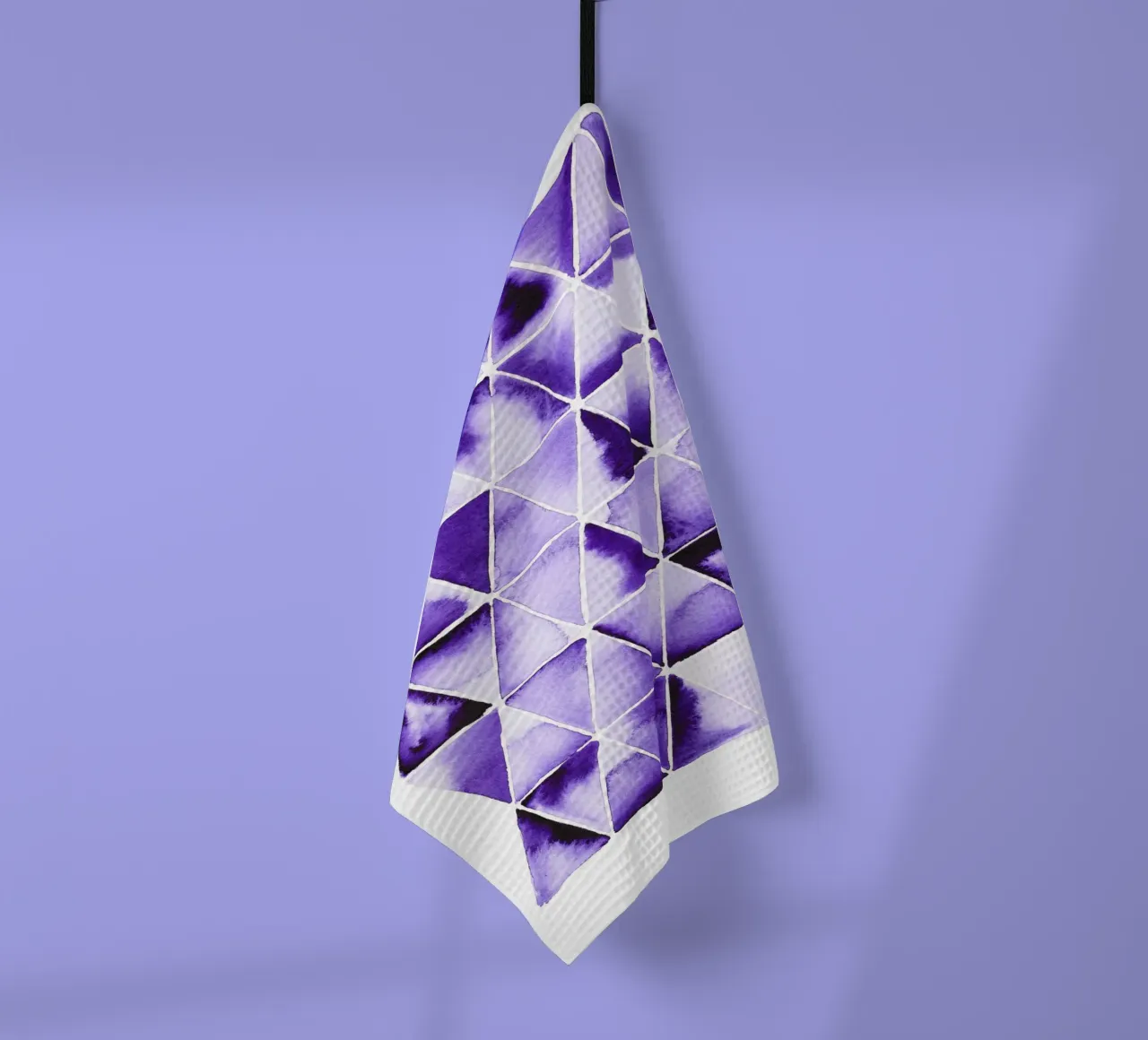 Alina Buffiere - Violette Dreiecke canovaccio da cucina da The Artcircle