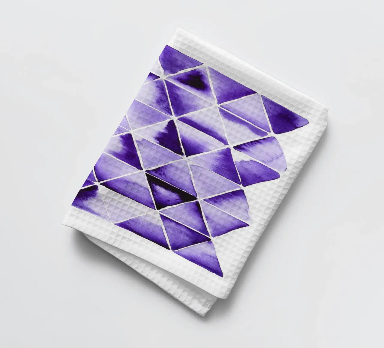 Alina Buffiere - Violette Dreiecke canovaccio da cucina da The Artcircle