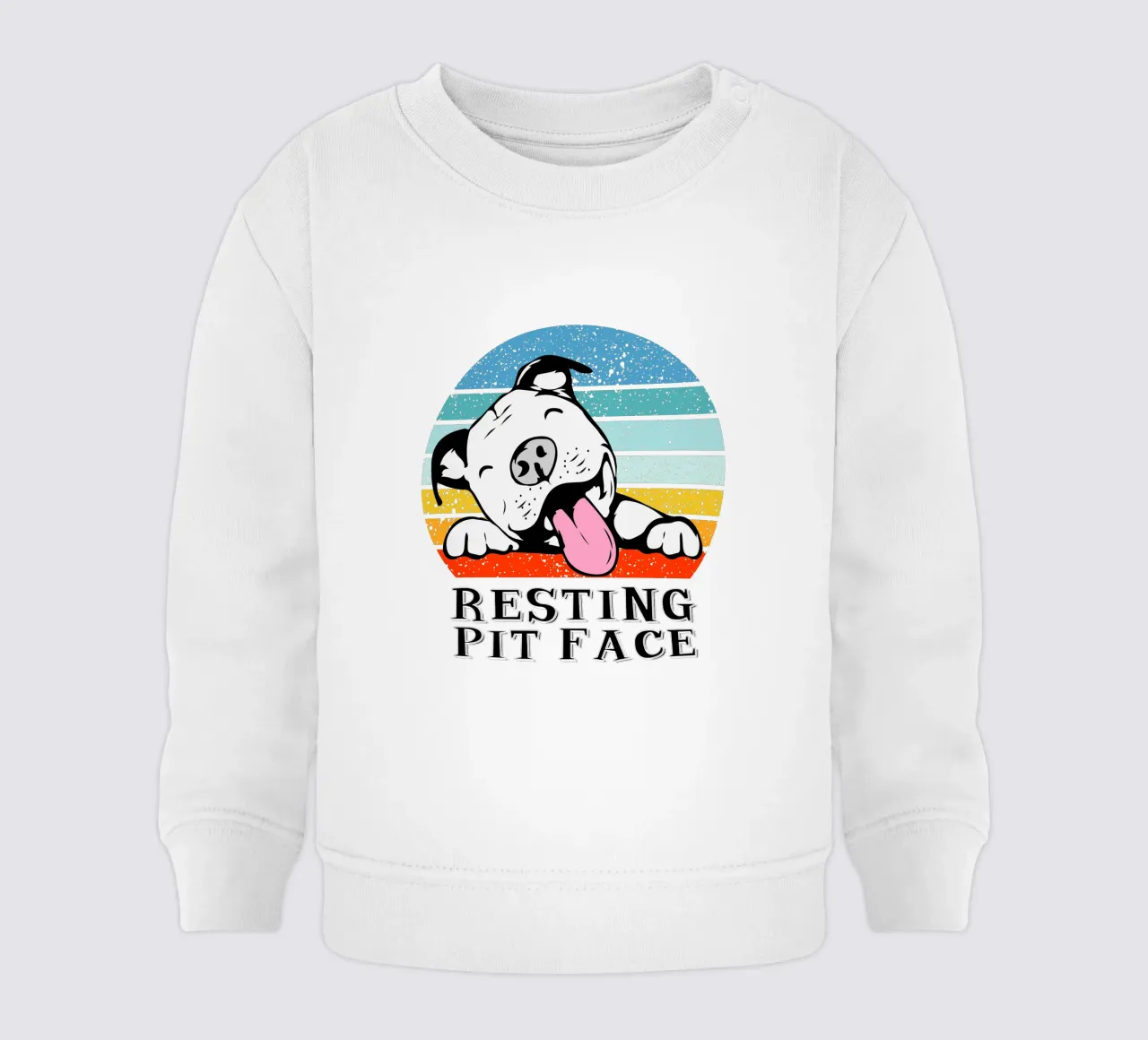 Fossa di riposo dal design retrò felpa neonato da vickeyroads