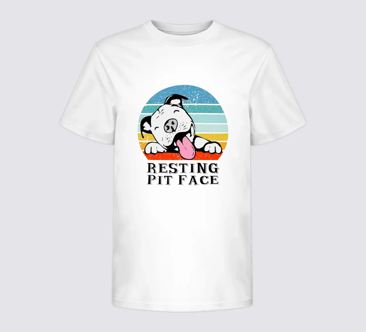 Fossa di riposo dal design retrò t-shirt bambini da vickeyroads