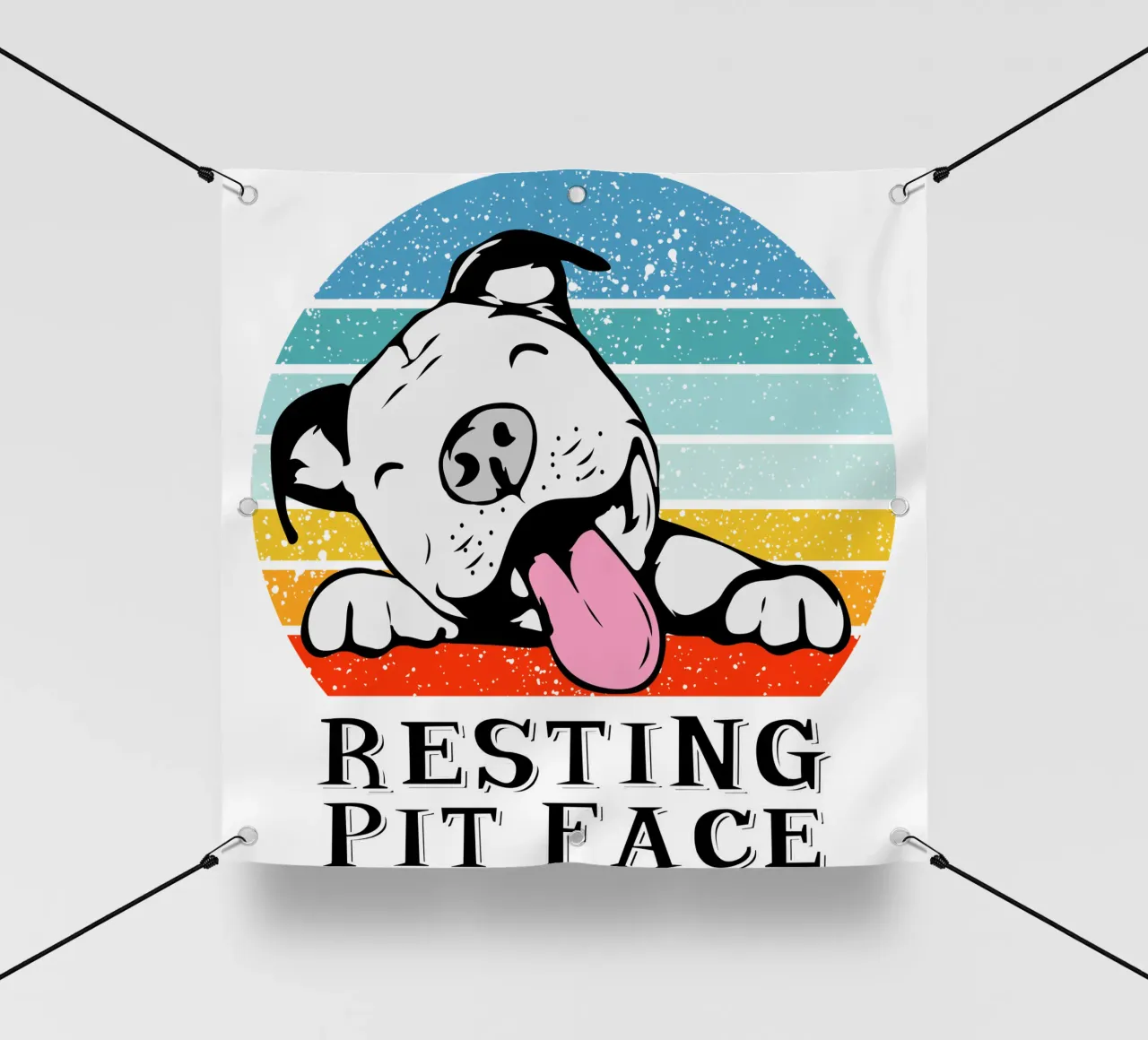 Fossa di riposo dal design retrò telo in pvc da vickeyroads