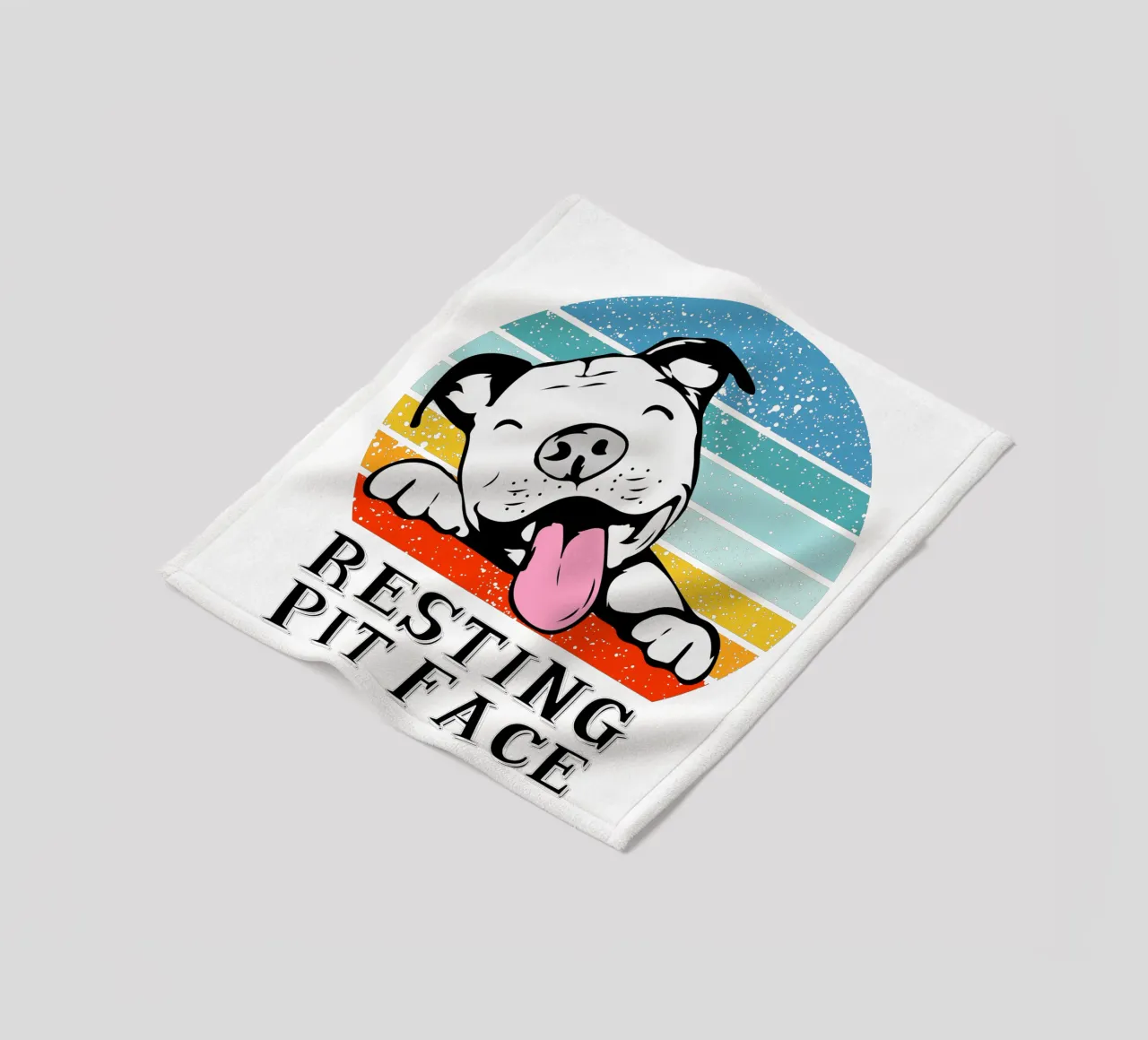 Fossa di riposo dal design retrò coperta in pile da vickeyroads