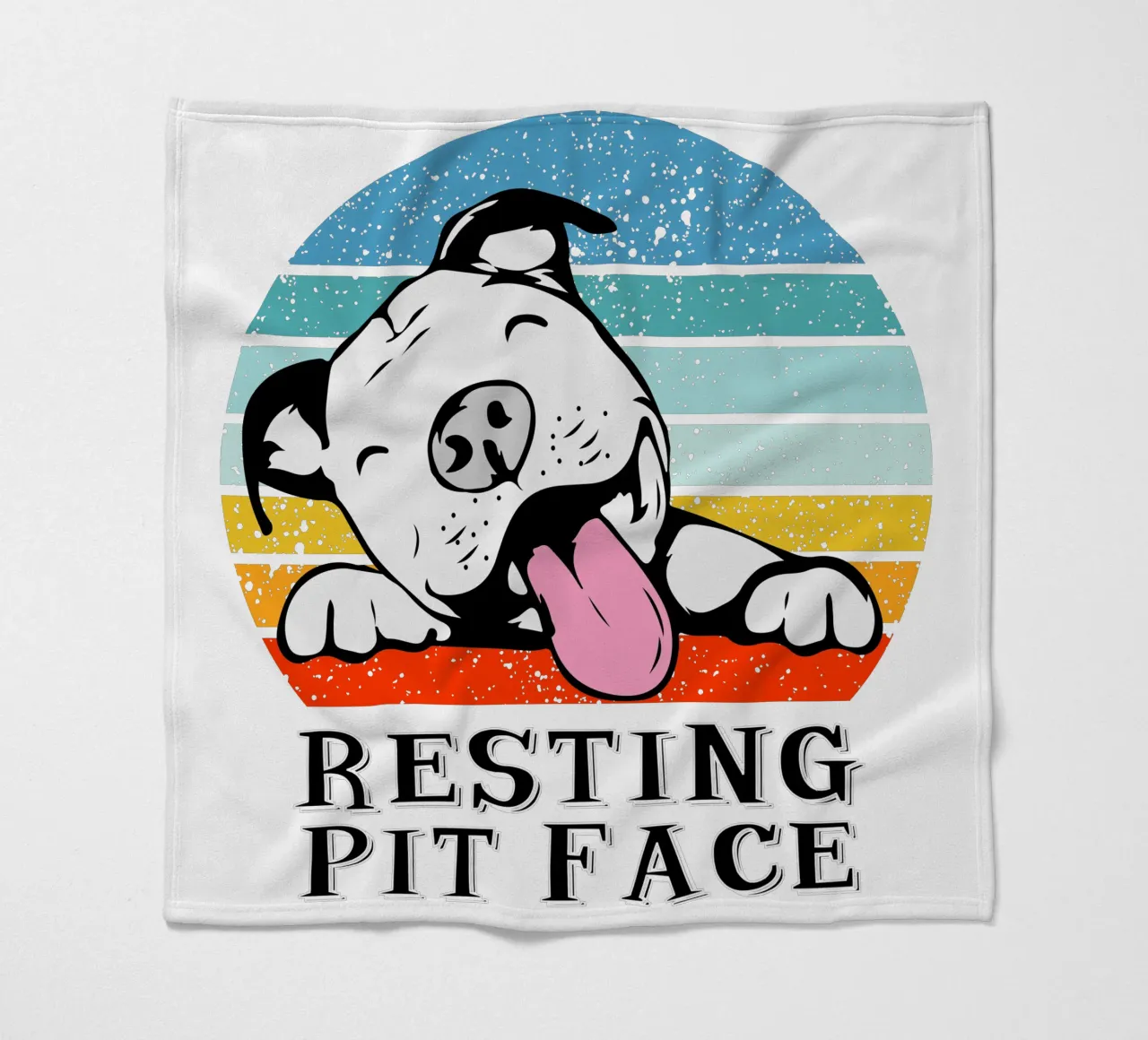 Fossa di riposo dal design retrò coperta in pile da vickeyroads