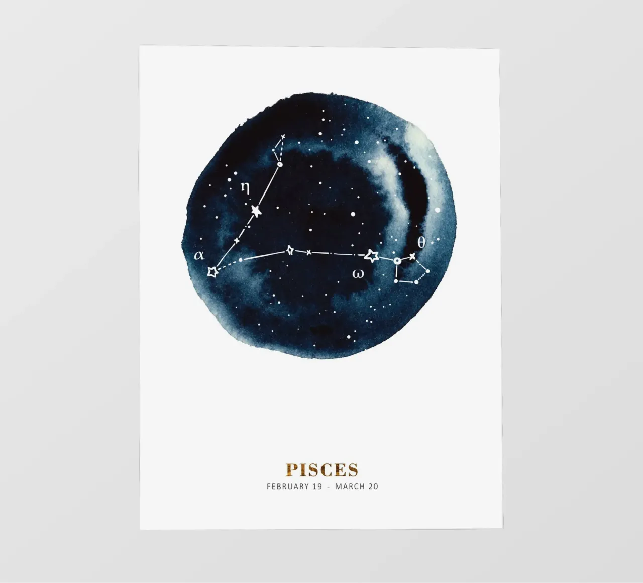 Alina Buffiere - Sternzeichen: Fische pellicola backlit da The Artcircle