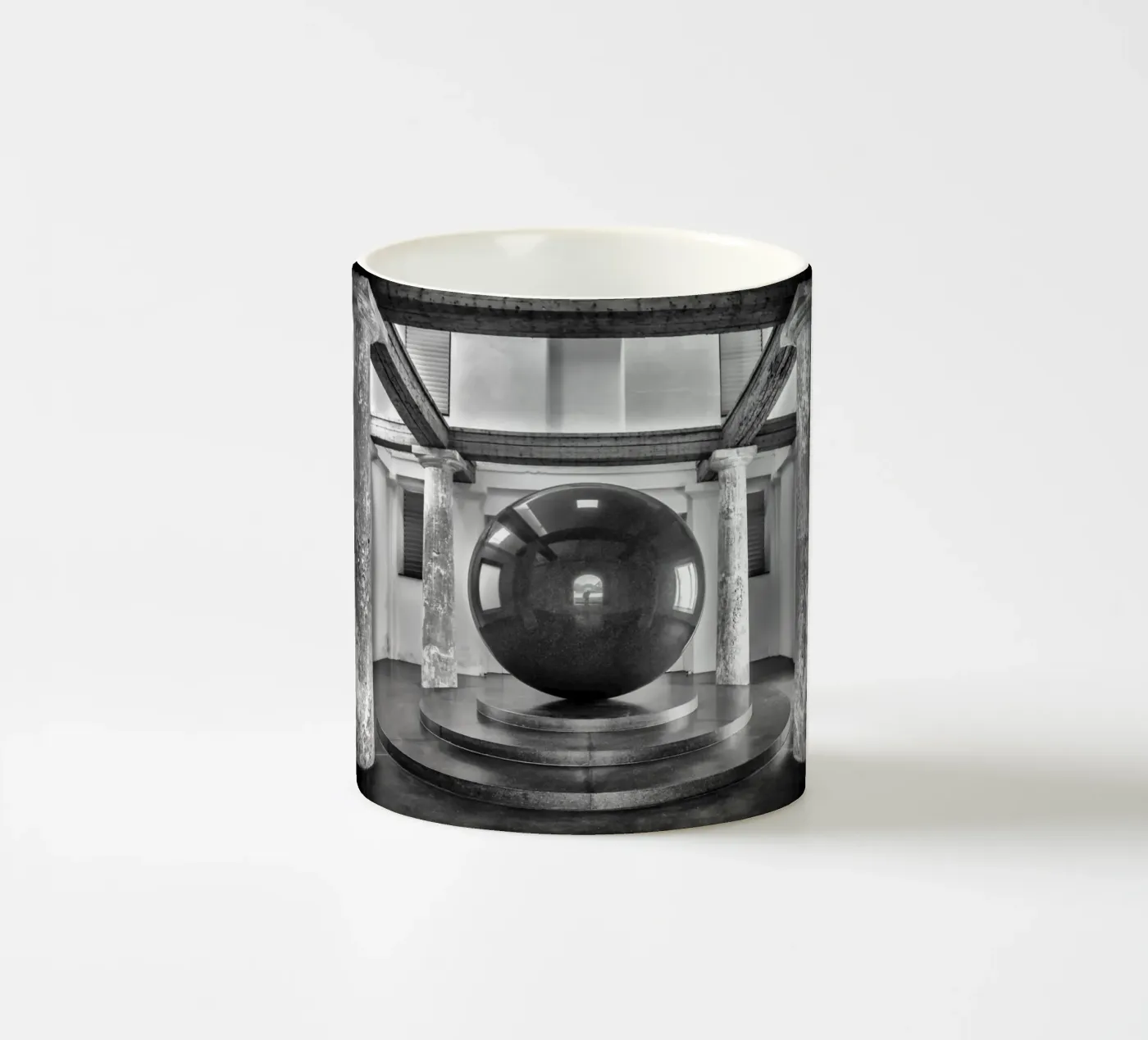 Schwerkraft Keramik Tasse von Edenart