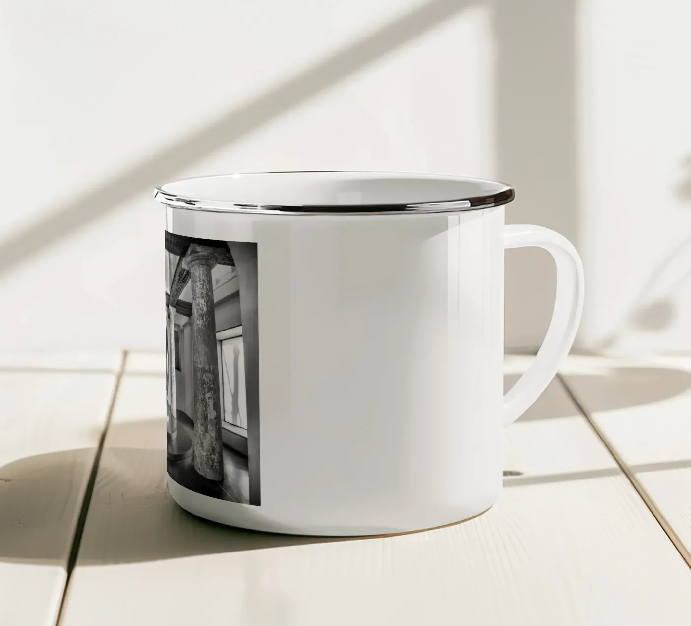 Gravity enamel mug by Edenart