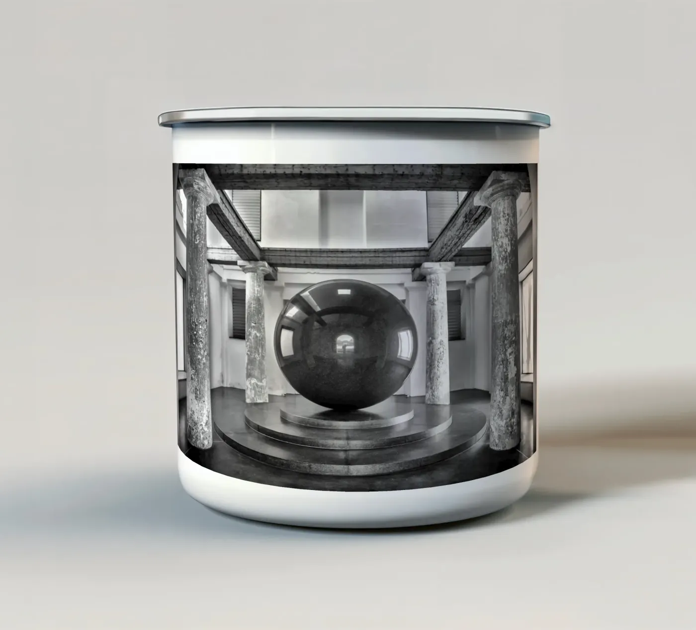 Gravity enamel mug by Edenart