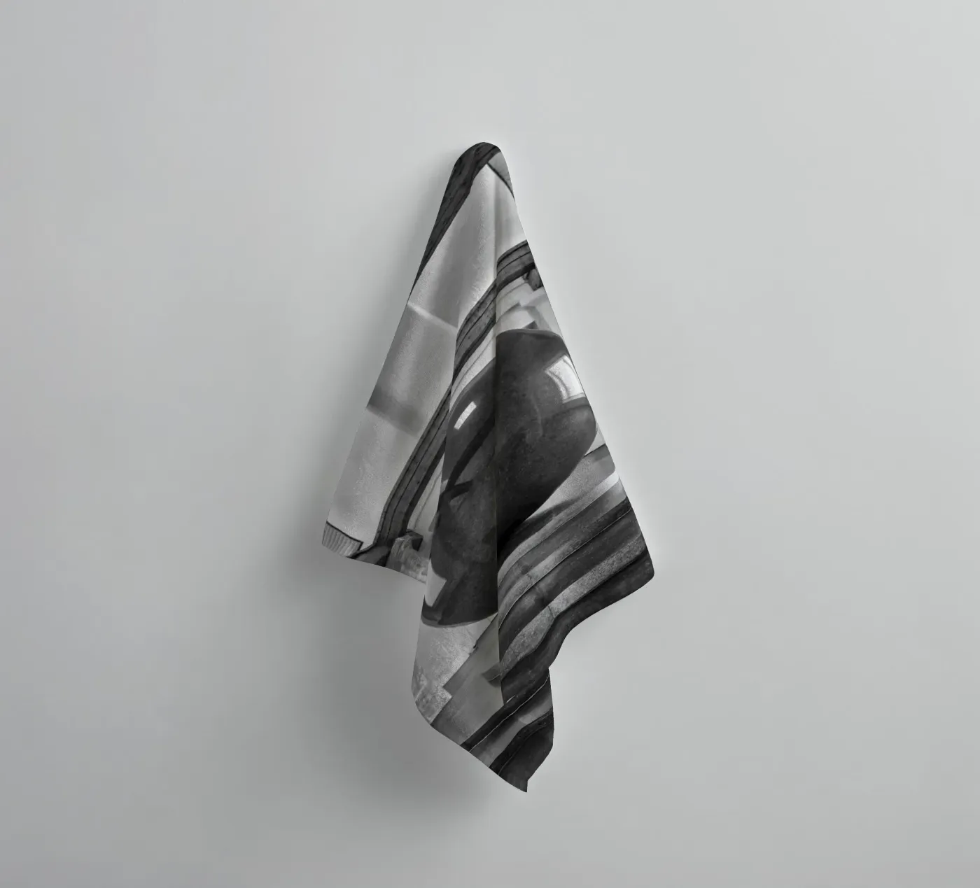 Zwaartekracht badhanddoek van Edenart