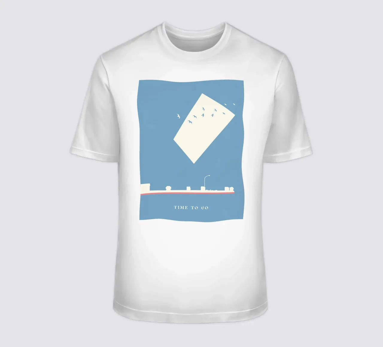 TIME TO GO t-shirt da natural neutral