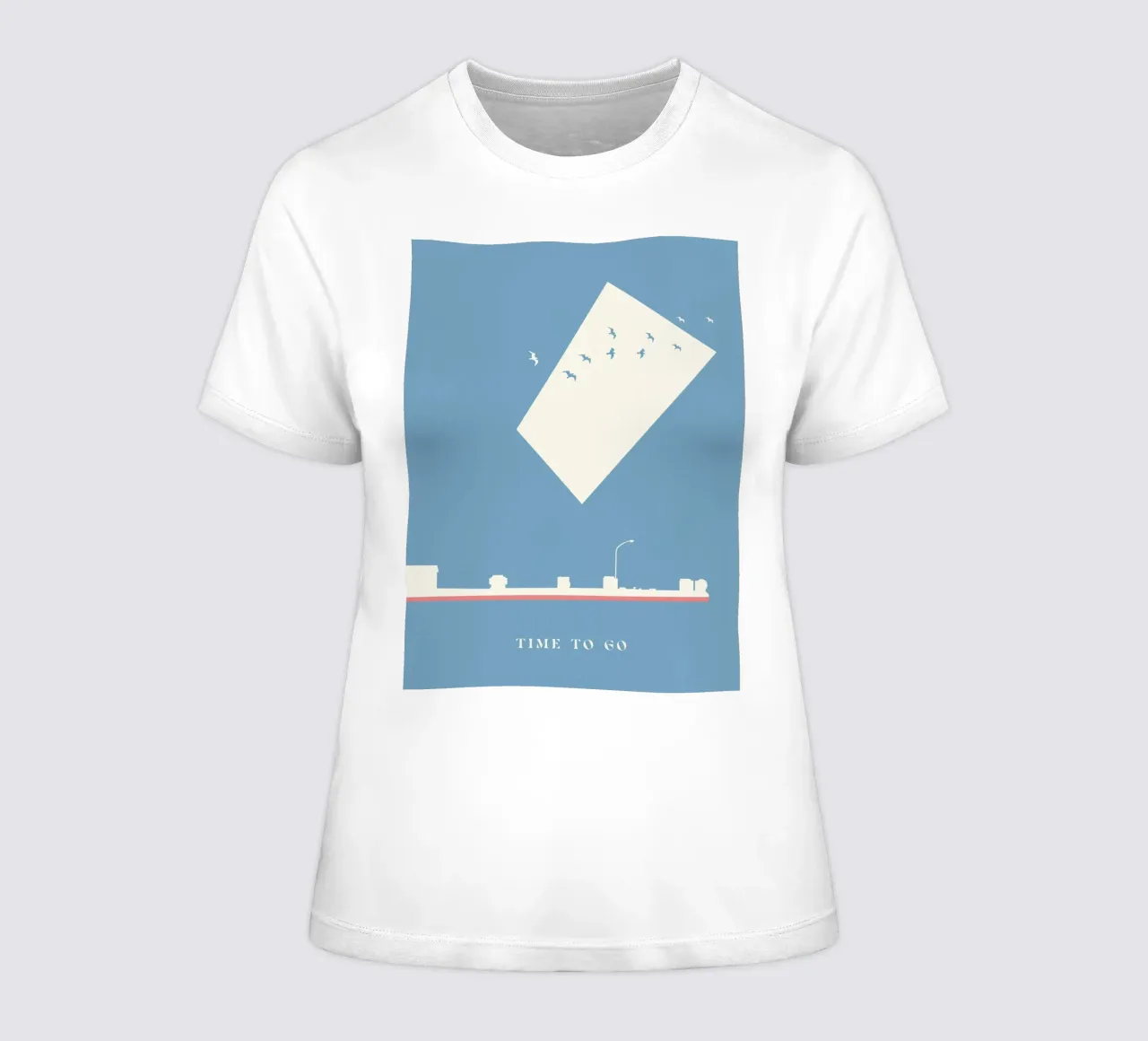 TIME TO GO t-shirt da donna da natural neutral