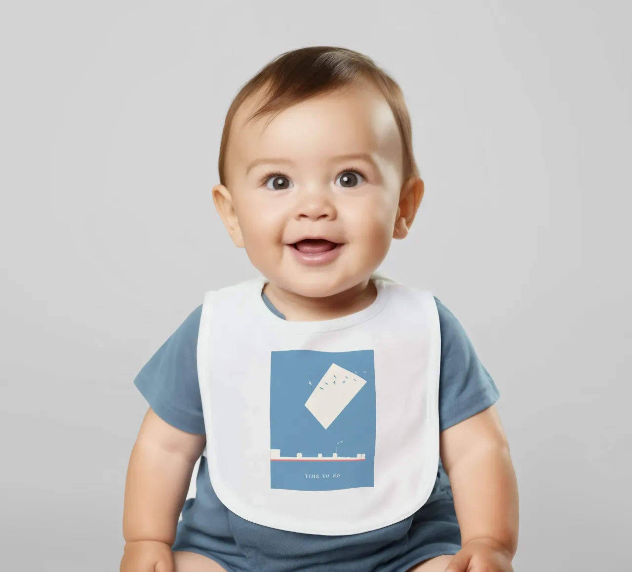 TIME TO GO bavaglino da natural neutral