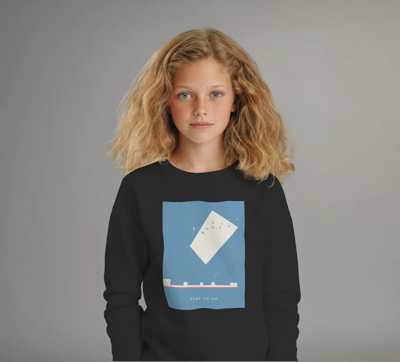 TIME TO GO felpa bambino da natural neutral