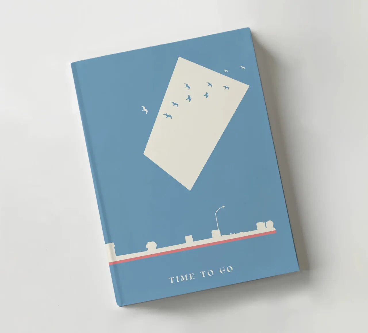 TIME TO GO notebook by natural neutral