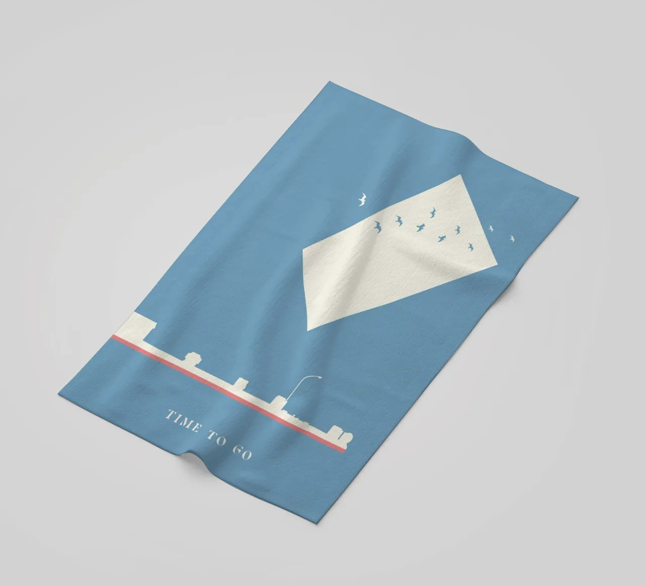 TIME TO GO telo mare da natural neutral