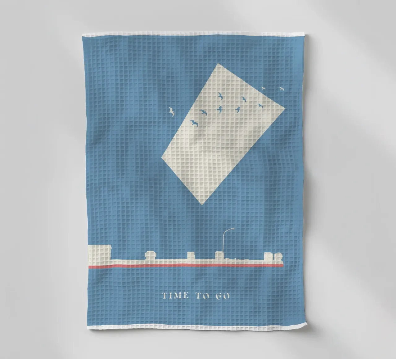 TIME TO GO canovaccio da cucina da natural neutral