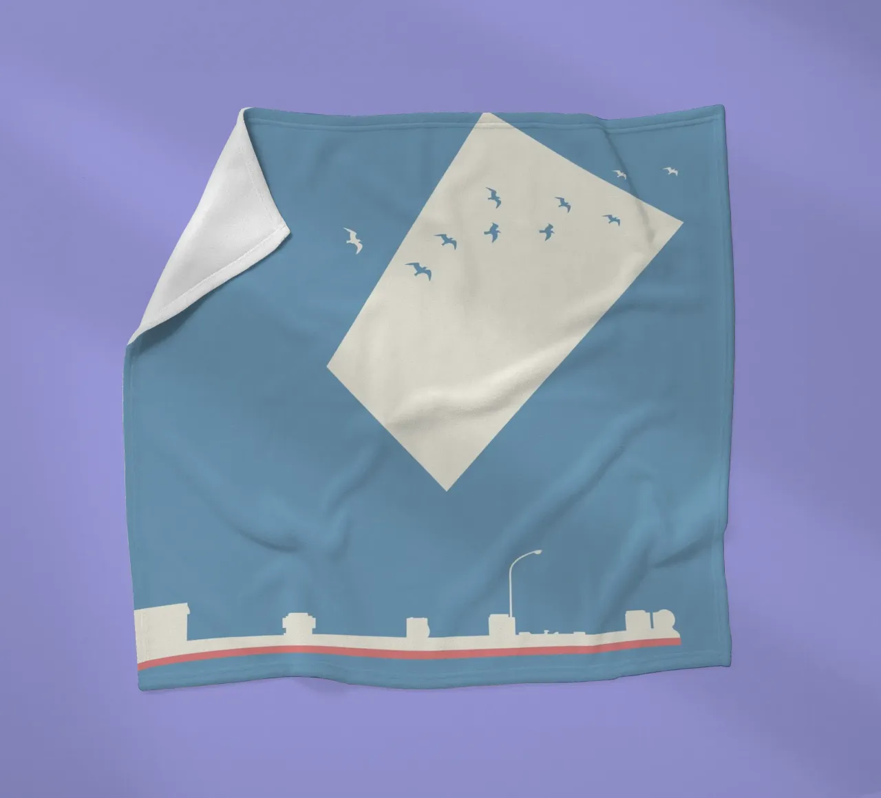 TIME TO GO coperta in pile da natural neutral