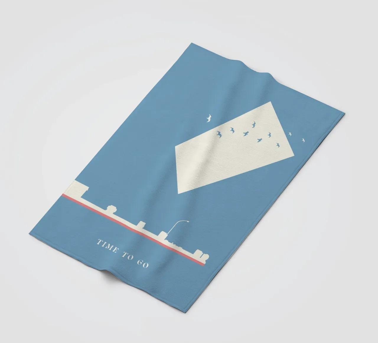 TIME TO GO coperta in pile da natural neutral