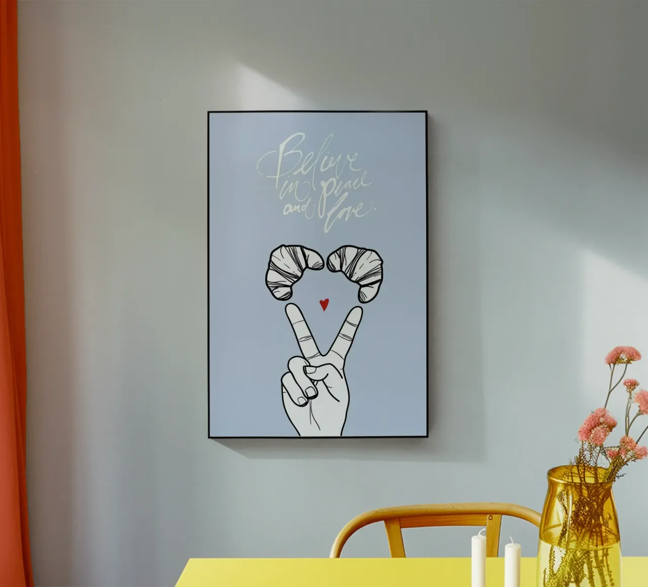 Pray Paris plexiglass da Waltraud Rieken