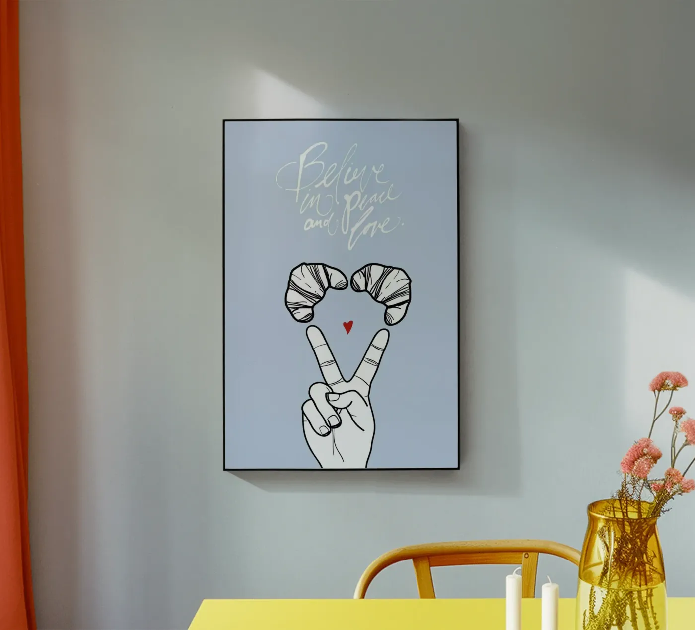 Pray Paris plexiglass da Waltraud Rieken