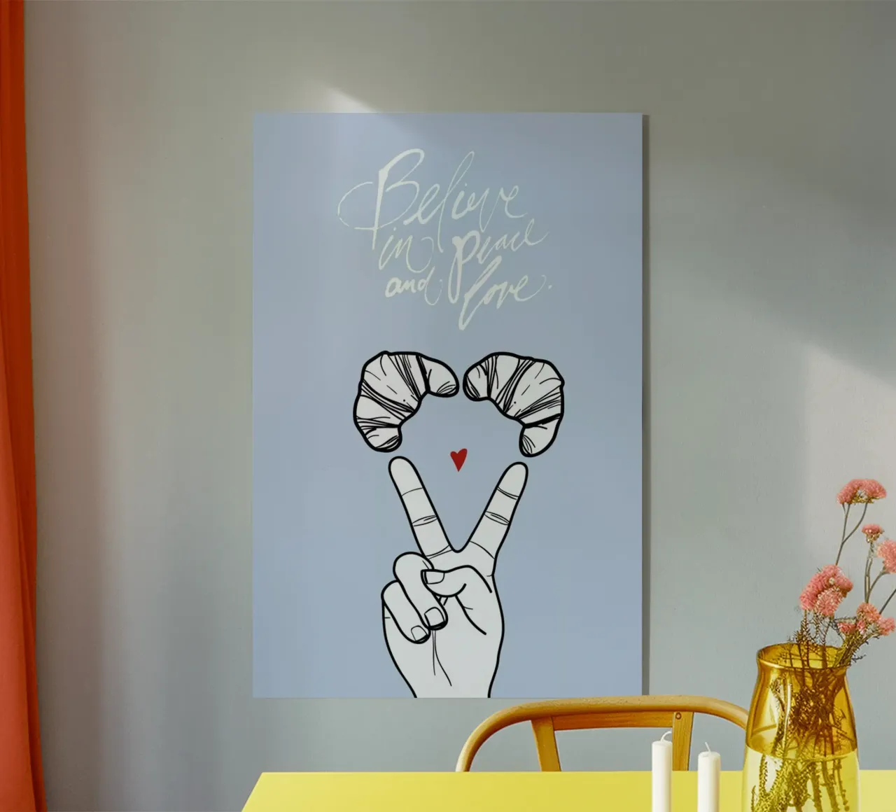 Pray Paris plexiglass da Waltraud Rieken