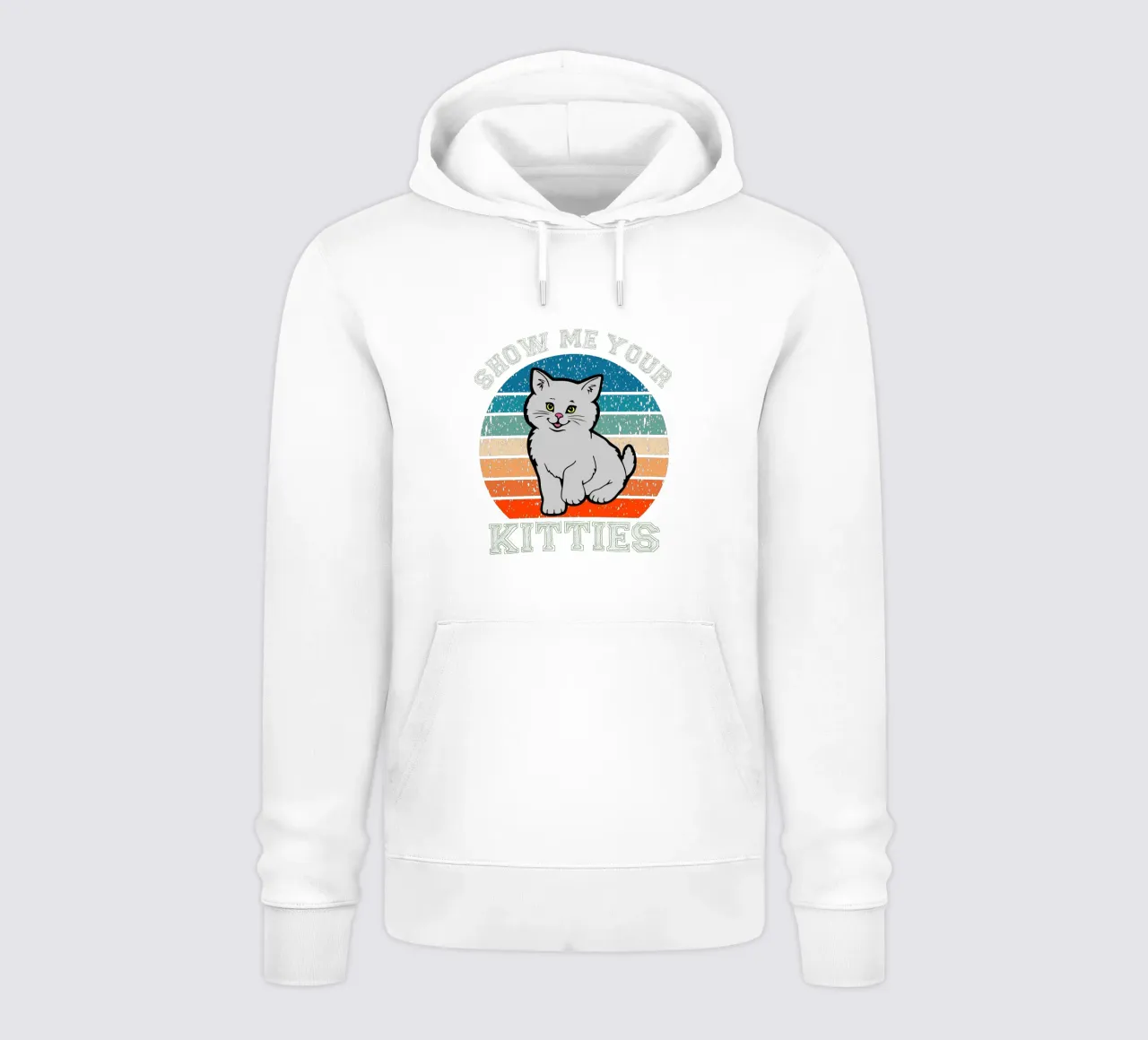 Mostrami i tuoi gattini Design iconico felpa con cappuccio da vickeyroads