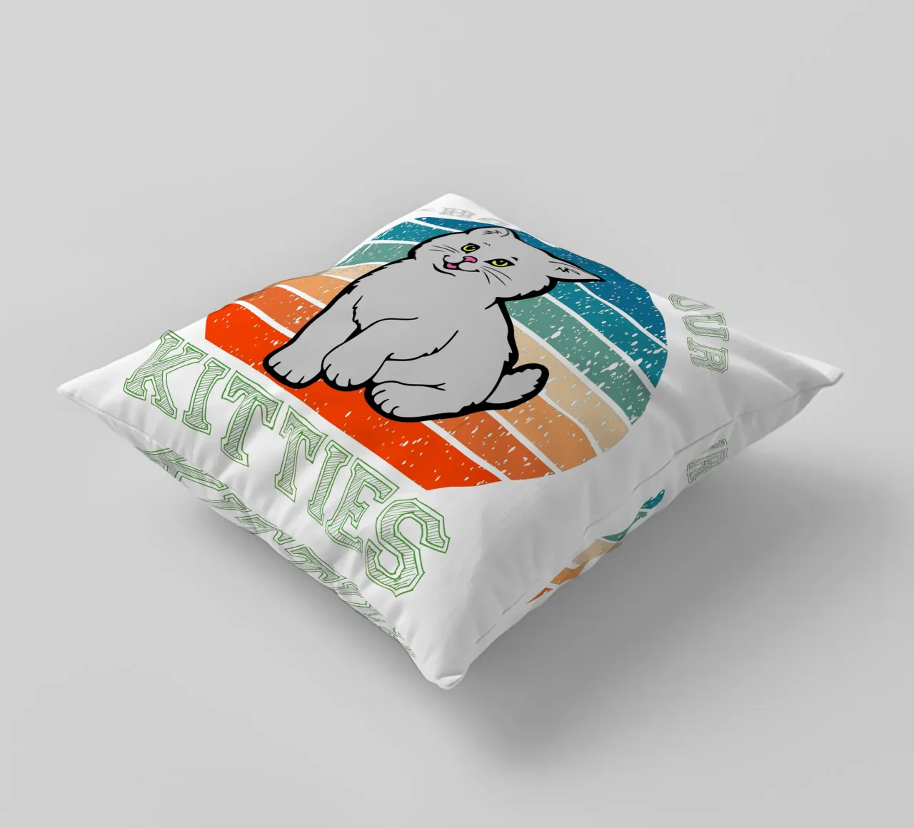 Mostrami i tuoi gattini Design iconico cuscino da vickeyroads