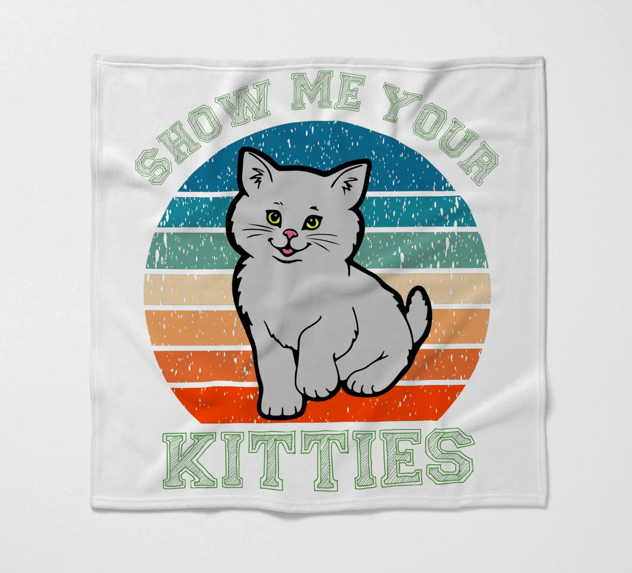 Mostrami i tuoi gattini Design iconico coperta in pile da vickeyroads