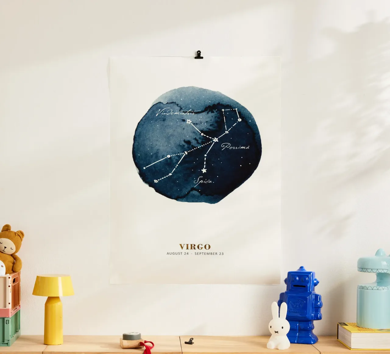 Alina Buffiere - Sternzeichen: Jungfrau carta hahnemühle da The Artcircle