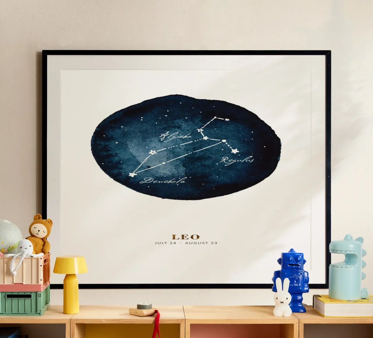 Alina Buffiere - Sternzeichen: Löwe carta hahnemühle da The Artcircle