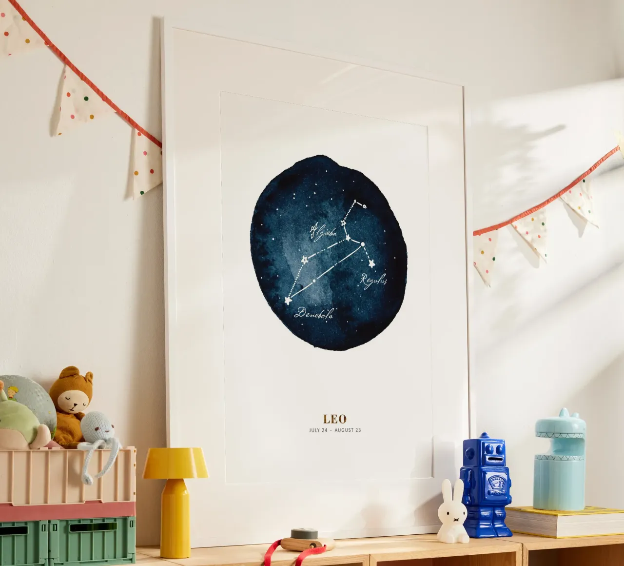 Alina Buffiere - Sternzeichen: Löwe carta hahnemühle da The Artcircle