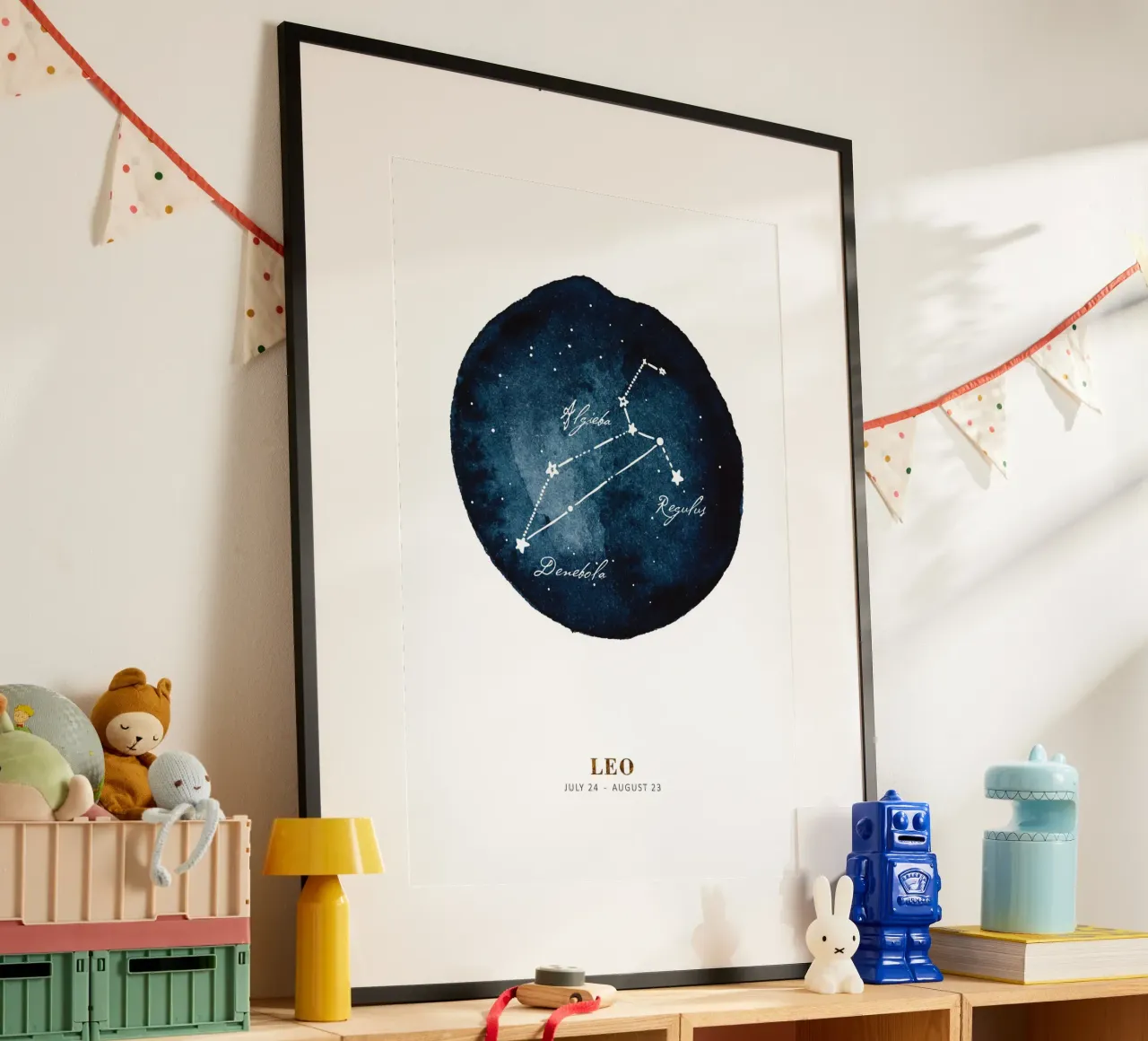 Alina Buffiere - Sternzeichen: Löwe carta hahnemühle da The Artcircle