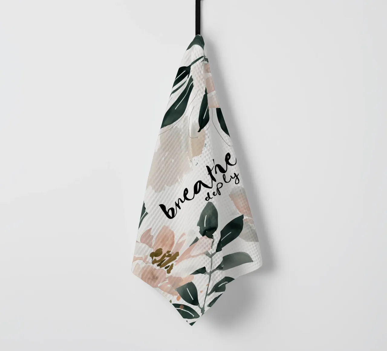 Breath Deeply canovaccio da cucina da treechild
