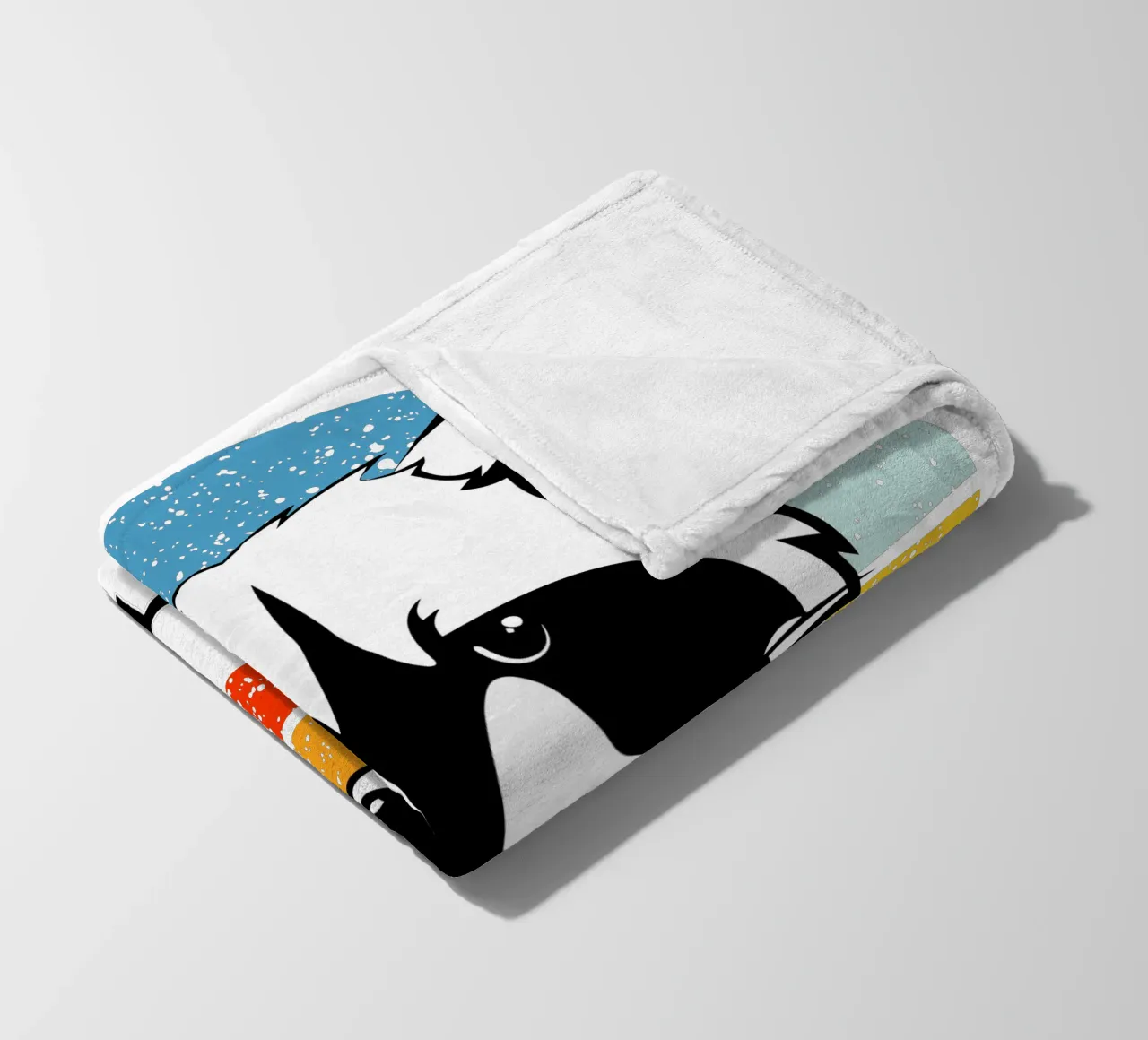 Vivere velocemente mangiare spazzatura Design retrò coperta in pile da vickeyroads